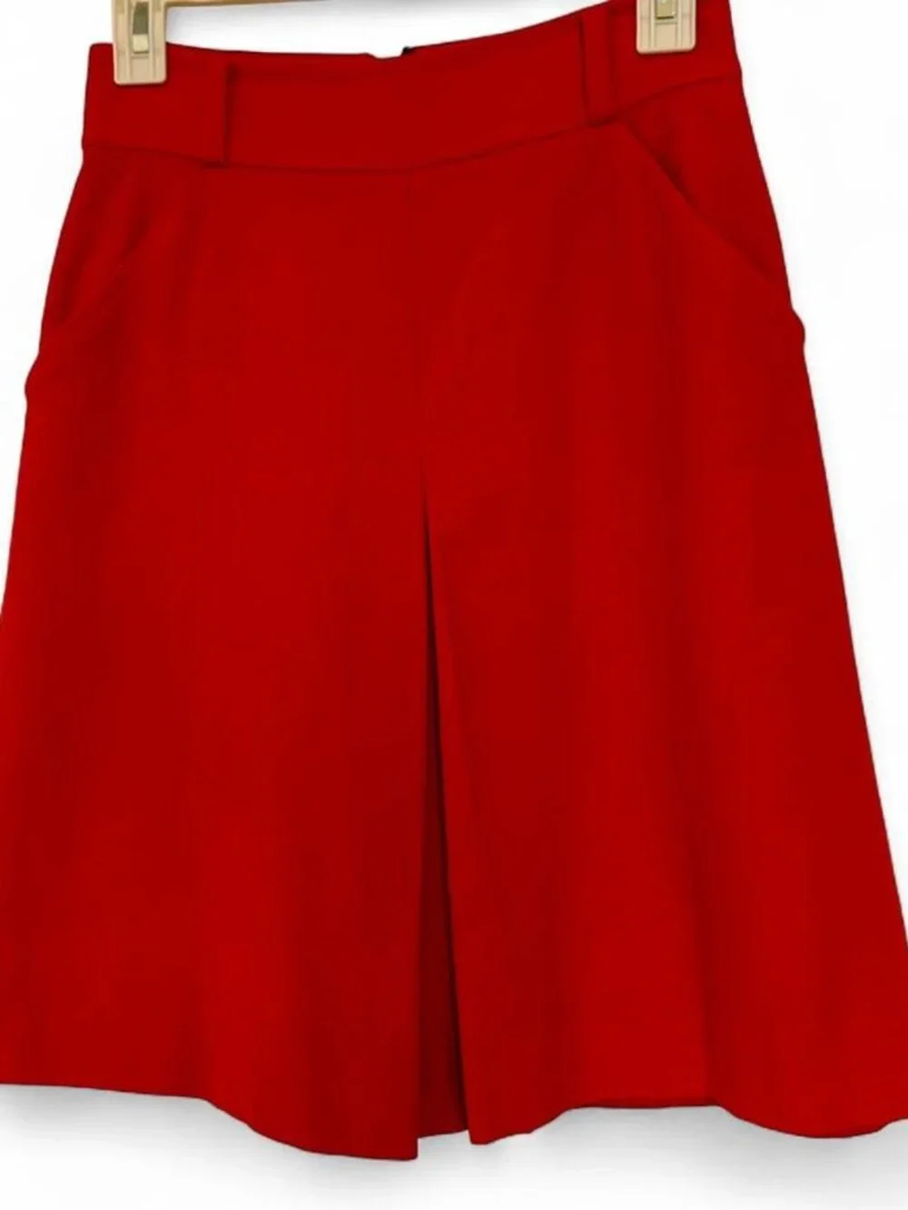 Kate Spade Skirt the Rules Red Orange Skirt